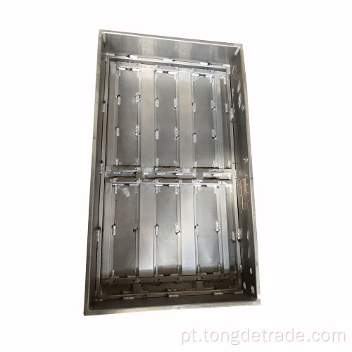 Estrutura metálica de alumínio de folha de metal soldagem gabinete de metal